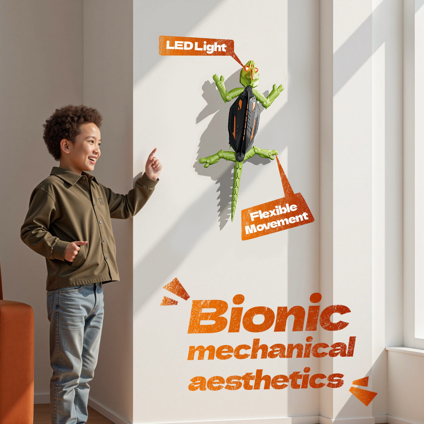 RoboGecko™ — The Wall-Climbing Toy That Defies Gravity