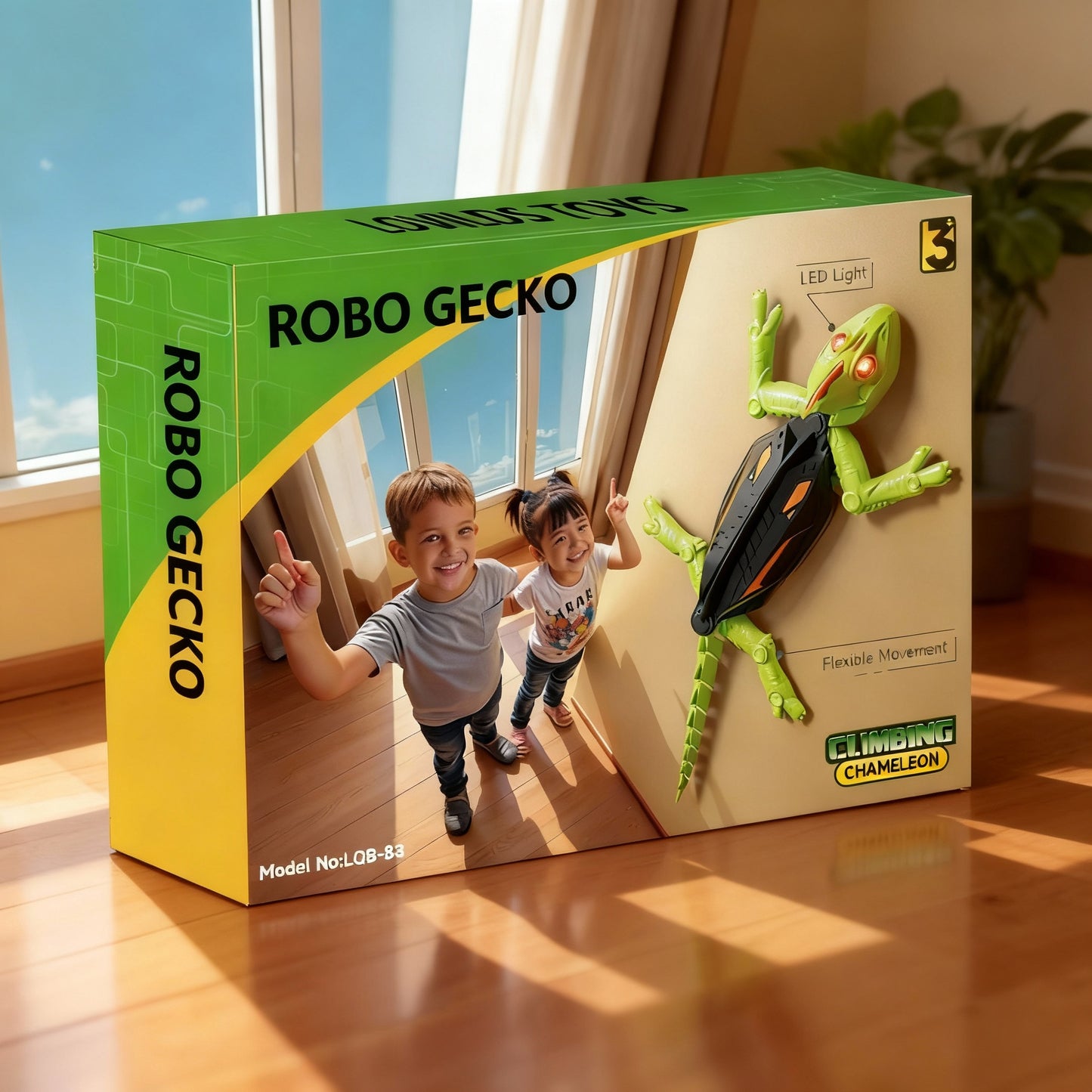 RoboGecko™ — The Wall-Climbing Toy That Defies Gravity